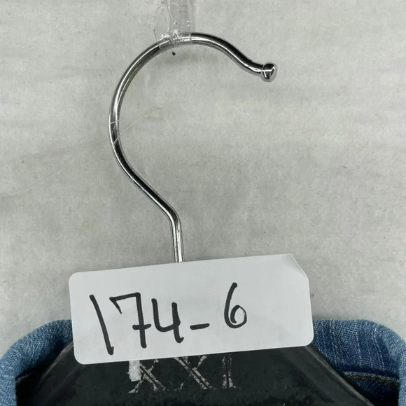 Forever 21 Jean Jacket Women's Sz S Light Wash Blue Button Pocket Denim Collared - Picture 12 of 12